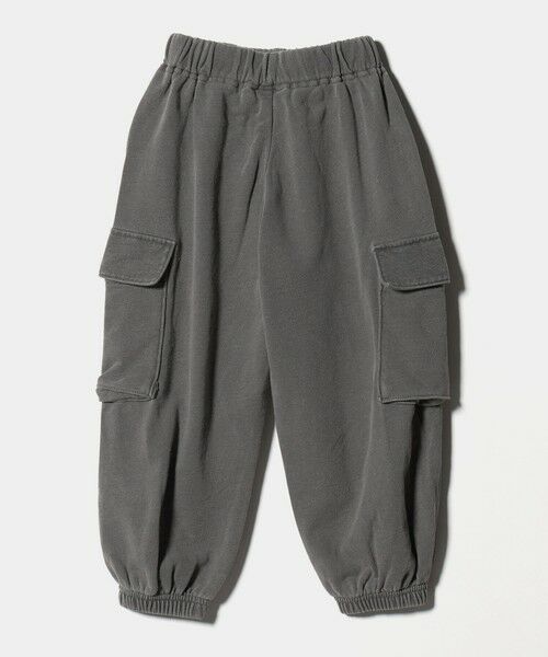 green label relaxing / グリーンレーベル リラクシング その他パンツ | 裏毛 ワイドカーゴパンツ(MDグレー)/ キッズ 100cm-160cm | 詳細16
