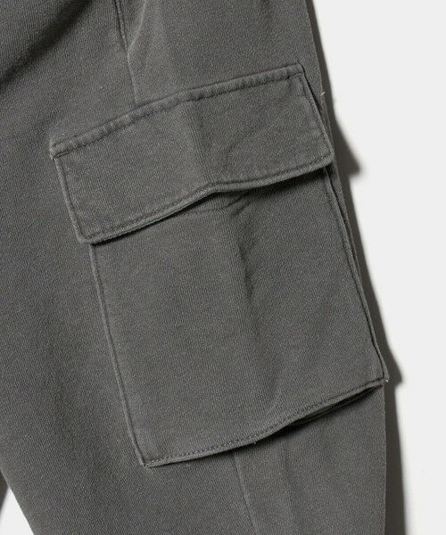 green label relaxing / グリーンレーベル リラクシング その他パンツ | 裏毛 ワイドカーゴパンツ(MDグレー)/ キッズ 100cm-160cm | 詳細21