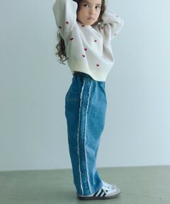 green label relaxing / グリーンレーベル リラクシング デニムパンツ | フリンジデザイン デニム パンツ / キッズ  100cm-160cm