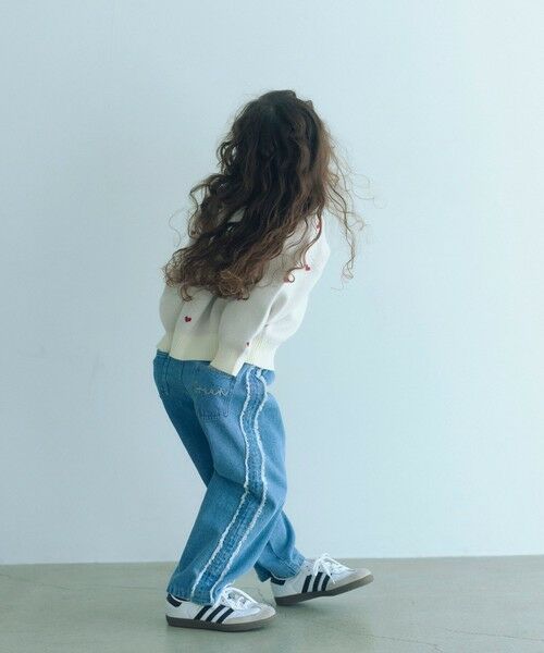 green label relaxing / グリーンレーベル リラクシング デニムパンツ | フリンジデザイン デニム パンツ / キッズ  100cm-160cm | 詳細1