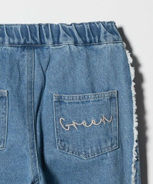 green label relaxing / グリーンレーベル リラクシング デニムパンツ | フリンジデザイン デニム パンツ / キッズ  100cm-160cm | 詳細14
