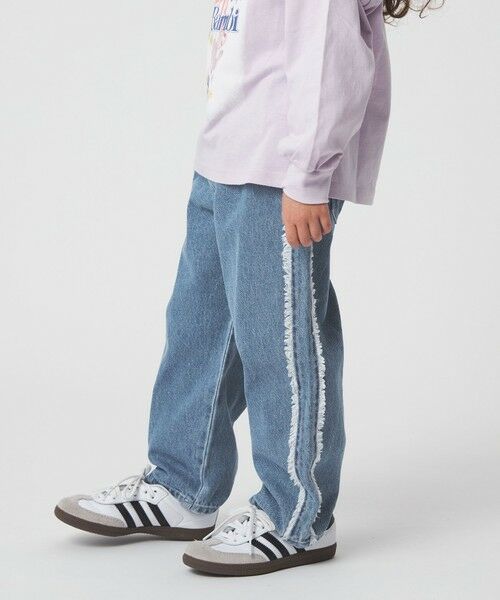 green label relaxing / グリーンレーベル リラクシング デニムパンツ | フリンジデザイン デニム パンツ / キッズ  100cm-160cm | 詳細6