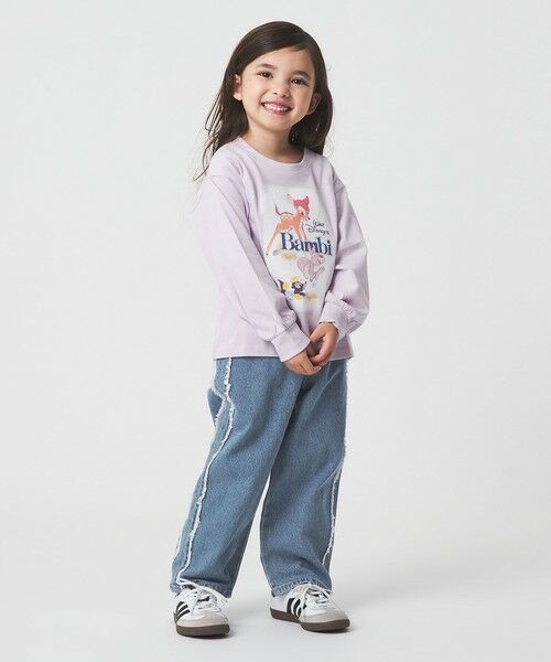 green label relaxing / グリーンレーベル リラクシング デニムパンツ | フリンジデザイン デニム パンツ / キッズ  100cm-160cm | 詳細7