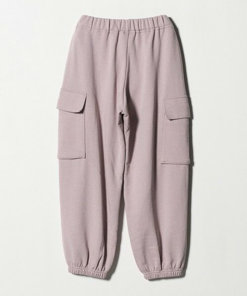 green label relaxing / グリーンレーベル リラクシング その他パンツ | 裏毛 ワイドカーゴパンツ（ライトピンク）/ キッズ  100cm-160cm | 詳細13