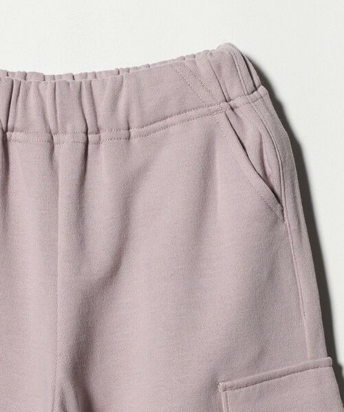 green label relaxing / グリーンレーベル リラクシング その他パンツ | 裏毛 ワイドカーゴパンツ（ライトピンク）/ キッズ  100cm-160cm | 詳細14