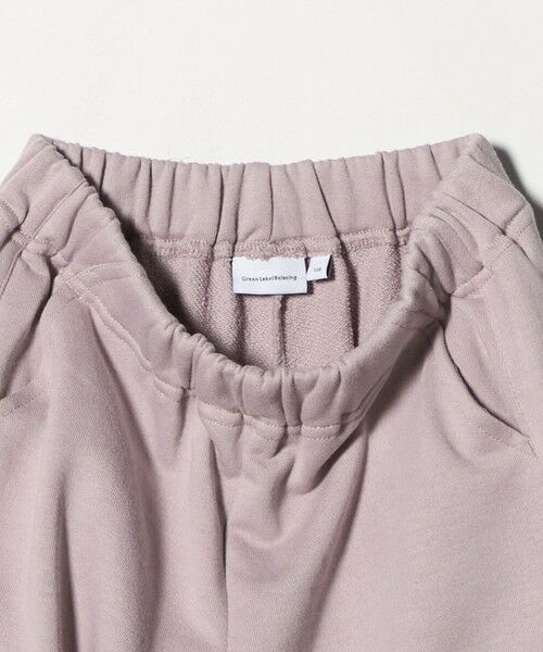 green label relaxing / グリーンレーベル リラクシング その他パンツ | 裏毛 ワイドカーゴパンツ（ライトピンク）/ キッズ  100cm-160cm | 詳細17
