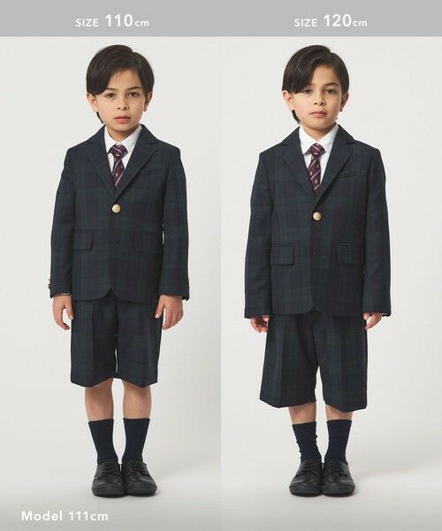 green label relaxing / グリーンレーベル リラクシング セットアップ | TRW ブラックウォッチ ショートパンツ / キッズ 110cm-130cm | 詳細4