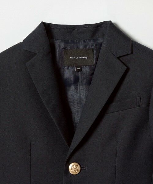 green label relaxing / グリーンレーベル リラクシング テーラードジャケット | TRW ソリッド ジャケット / キッズ 110cm-130cm | 詳細13