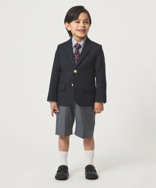 green label relaxing / グリーンレーベル リラクシング テーラードジャケット | TRW ソリッド ジャケット / キッズ 110cm-130cm | 詳細7