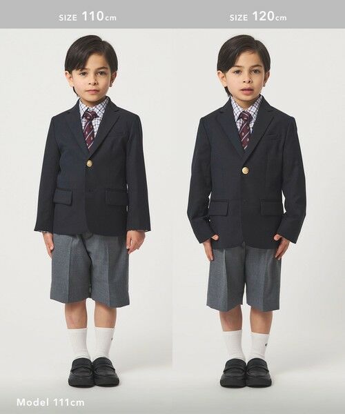 green label relaxing / グリーンレーベル リラクシング テーラードジャケット | TRW ソリッド ジャケット / キッズ 110cm-130cm | 詳細8