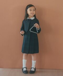 green label relaxing / グリーンレーベル リラクシング ノーカラージャケット | TRW ソリッド ボレロ / キッズ 110cm-130cm