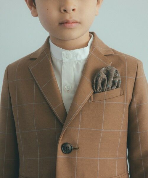 green label relaxing / グリーンレーベル リラクシング テーラードジャケット | ウィンドペン チェック ジャケット / キッズ 110cm-130cm | 詳細1