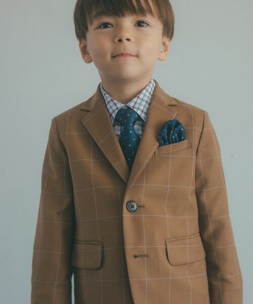 green label relaxing/グリーンレーベル リラクシング ウィンドペン チェック ジャケット / キッズ 110cm-130cm MD. BROWN 120cm green label relaxing/グリーンレーベル リラクシング ウィンドペン チェック ジャケット / キッズ 110cm-130cm MD. BROWN 120cm