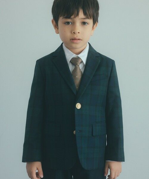 green label relaxing / グリーンレーベル リラクシング テーラードジャケット | TRW ブラックウォッチ ジャケット / キッズ 110cm-130cm | 詳細1