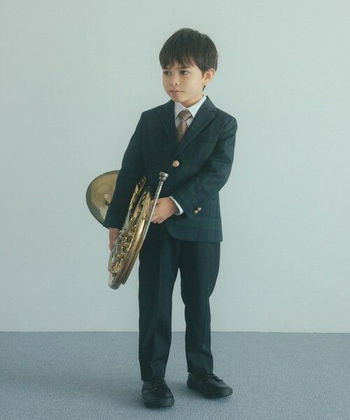 green label relaxing / グリーンレーベル リラクシング テーラードジャケット | TRW ブラックウォッチ ジャケット / キッズ 110cm-130cm | 詳細3