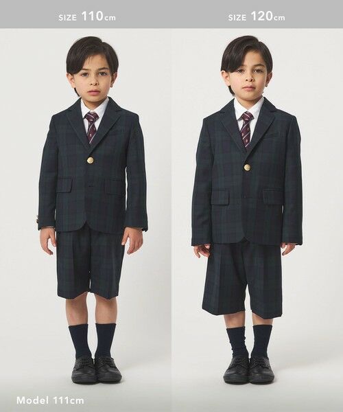 green label relaxing / グリーンレーベル リラクシング テーラードジャケット | TRW ブラックウォッチ ジャケット / キッズ 110cm-130cm | 詳細6