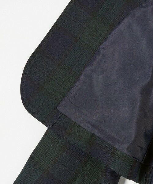 green label relaxing / グリーンレーベル リラクシング ノーカラージャケット | TRW ブラックウォッチ ボレロ / キッズ 110cm-130cm | 詳細13