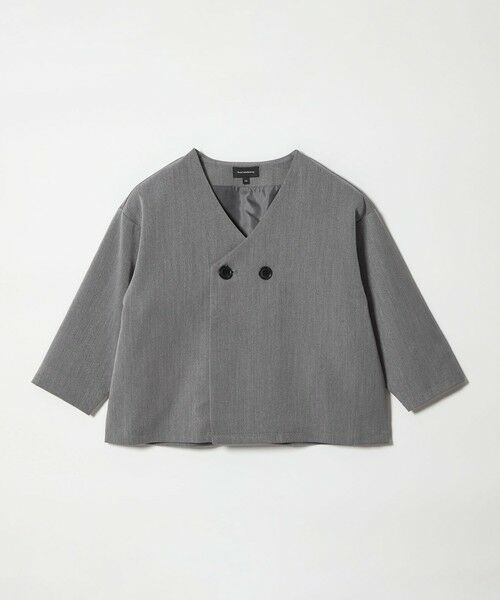 green label relaxing / グリーンレーベル リラクシング セットアップ | ノーカラージャケット + タックパンツ セット / キッズ 110cm-130cm | 詳細1