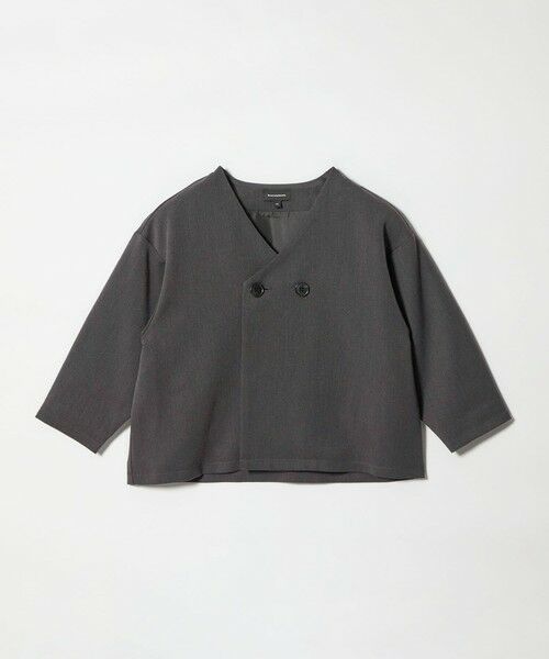 green label relaxing / グリーンレーベル リラクシング セットアップ | ノーカラージャケット + タックパンツ セット / キッズ 110cm-130cm | 詳細20