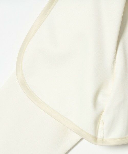 green label relaxing / グリーンレーベル リラクシング ノーカラージャケット | リップルボレロ / キッズ 110cm-130cm | 詳細9