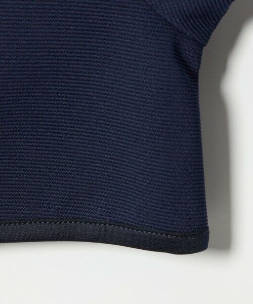 green label relaxing / グリーンレーベル リラクシング ノーカラージャケット | リップルボレロ / キッズ 110cm-130cm | 詳細17