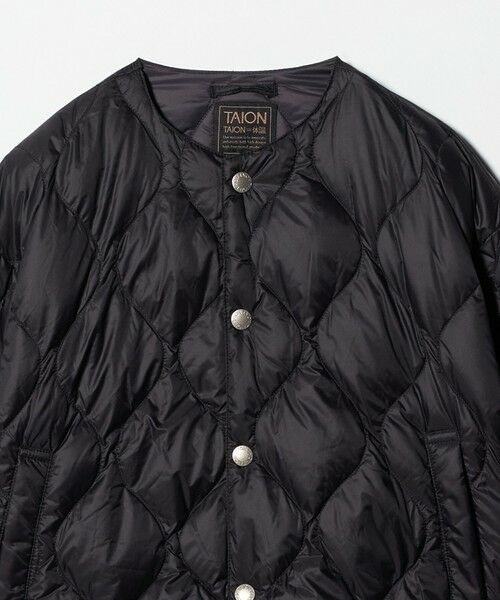 green label relaxing / グリーンレーベル リラクシング ダウンジャケット・ベスト | 【別注】＜TAION＞ノーカラー ダウン / キッズ  120cm-130cm | 詳細2