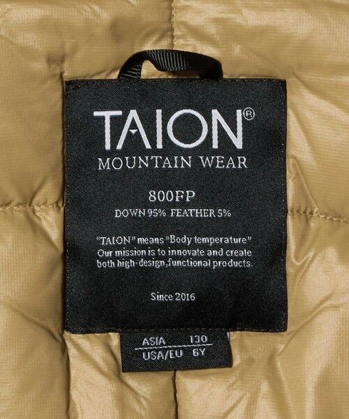 green label relaxing / グリーンレーベル リラクシング ダウンジャケット・ベスト | ＜TAION＞パッカブル ボリュームダウン ジャケット / キッズ  110cm-130cm | 詳細10