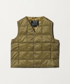 green label relaxing / グリーンレーベル リラクシング ダウンジャケット・ベスト | ＜TAION＞ベーシック Vネックボタン インナーダウンベスト / キッズ  110cm-130cm
