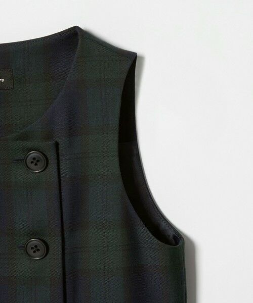 green label relaxing / グリーンレーベル リラクシング ロング・マキシ丈ワンピース | TRW ブラックウォッチ ジャンスカ / キッズ 110cm-130cm | 詳細11