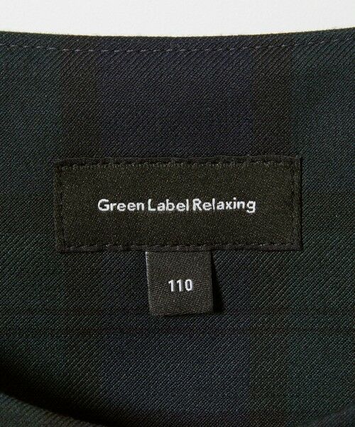 green label relaxing / グリーンレーベル リラクシング ロング・マキシ丈ワンピース | TRW ブラックウォッチ ジャンスカ / キッズ 110cm-130cm | 詳細15