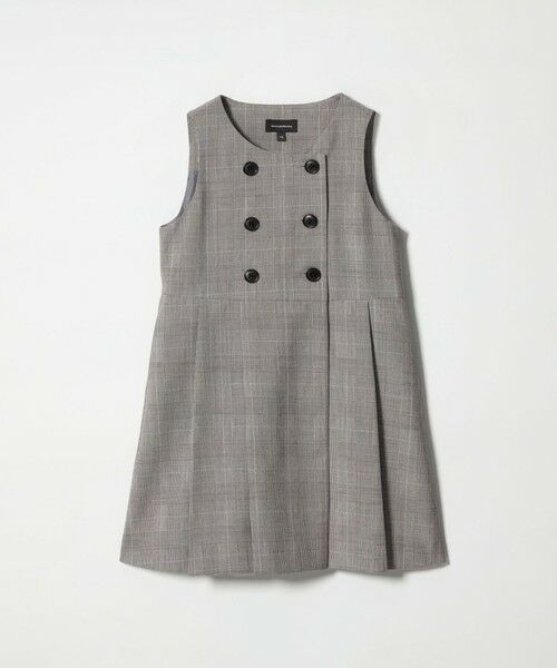 green label relaxing / グリーンレーベル リラクシング ロング・マキシ丈ワンピース | グレンチェック ジャンスカ / キッズ 110cm-130cm | 詳細7