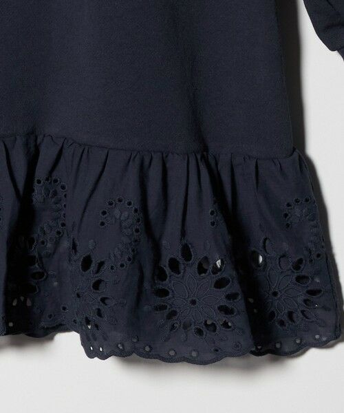 green label relaxing / グリーンレーベル リラクシング ロング・マキシ丈ワンピース | 裏毛ヘムレース ワンピース / キッズ 100cm-160cm | 詳細15