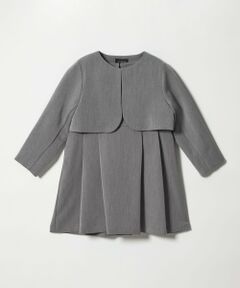 green label relaxing / グリーンレーベル リラクシング ロング・マキシ丈ワンピース | ボレロ + ジャンパースカート セット / キッズ 110cm-130cm