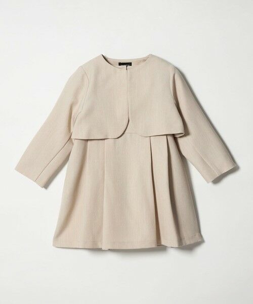 green label relaxing / グリーンレーベル リラクシング ロング・マキシ丈ワンピース | ボレロ + ジャンパースカート セット / キッズ 110cm-130cm | 詳細15