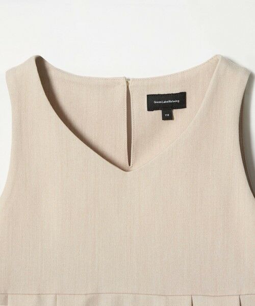 green label relaxing / グリーンレーベル リラクシング ロング・マキシ丈ワンピース | ボレロ + ジャンパースカート セット / キッズ 110cm-130cm | 詳細26