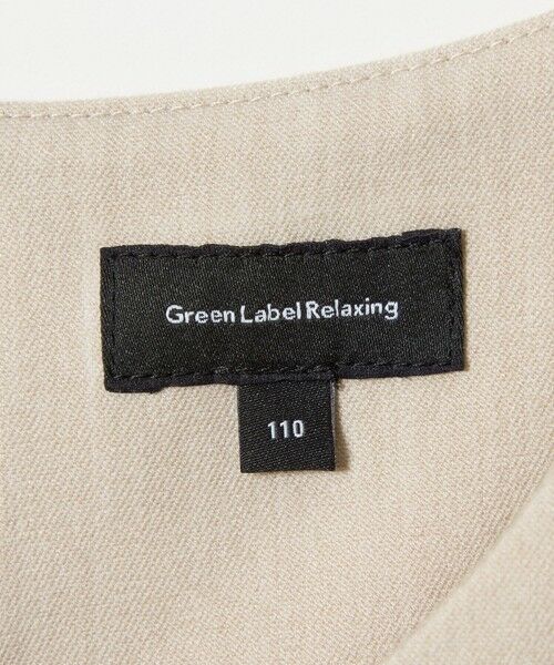 green label relaxing / グリーンレーベル リラクシング ロング・マキシ丈ワンピース | ボレロ + ジャンパースカート セット / キッズ 110cm-130cm | 詳細30