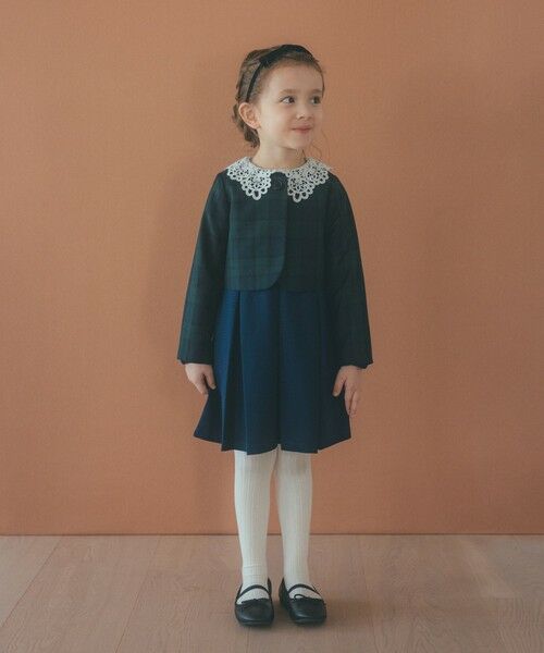 green label relaxing / グリーンレーベル リラクシング ロング・マキシ丈ワンピース | リップル ワンピース / キッズ 110cm-130cm | 詳細13