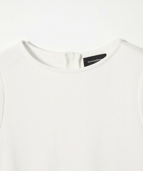 green label relaxing / グリーンレーベル リラクシング ロング・マキシ丈ワンピース | ポンチ × ハナガラ オーガンジー ワンピース / キッズ 110cm-130cm | 詳細6