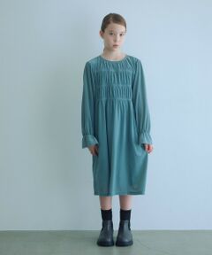 green label relaxing / グリーンレーベル リラクシング ロング・マキシ丈ワンピース | シャーリング ワンピース / キッズ  110cm-160cm