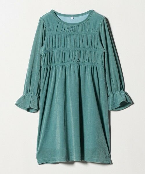 green label relaxing / グリーンレーベル リラクシング ロング・マキシ丈ワンピース | シャーリング ワンピース / キッズ  110cm-160cm | 詳細21