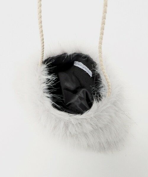 green label relaxing / グリーンレーベル リラクシング リュック・バックパック | ラメ フェイクファー ポシェット  / キッズ | 詳細6