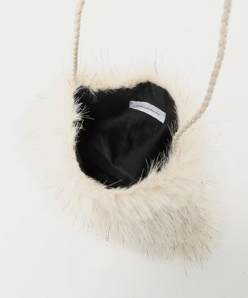 green label relaxing / グリーンレーベル リラクシング リュック・バックパック | ラメ フェイクファー ポシェット  / キッズ | 詳細12