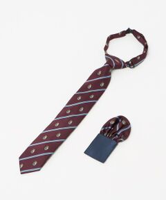 green label relaxing / グリーンレーベル リラクシング ネクタイ | ネクタイ チーフ セット（クレスト） / キッズ  手洗い可能