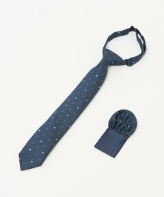 green label relaxing / グリーンレーベル リラクシング ネクタイ | ネクタイ チーフ セット（ドット） / キッズ 手洗い可能