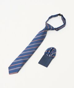 green label relaxing / グリーンレーベル リラクシング ネクタイ | ネクタイ チーフ セット（ストライプ） / キッズ  手洗い可能