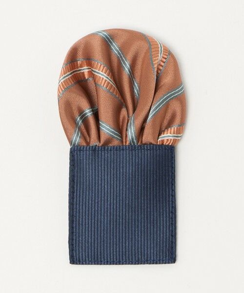 green label relaxing / グリーンレーベル リラクシング ネクタイ | ネクタイ チーフ セット(ストライプ) / キッズ 手洗い可能 | 詳細9