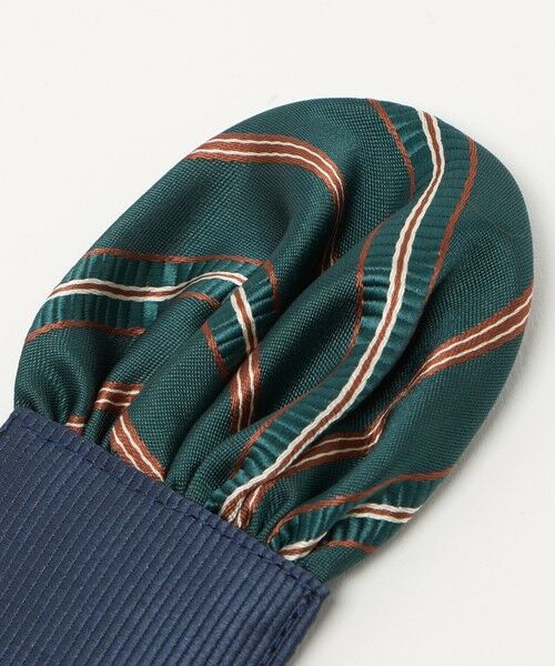 green label relaxing / グリーンレーベル リラクシング ネクタイ | ネクタイ チーフ セット(ストライプ) / キッズ 手洗い可能 | 詳細17