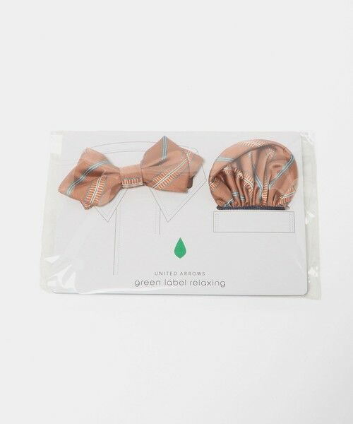 green label relaxing / グリーンレーベル リラクシング その他小物 | ボウタイ チーフ セット（ストライプ） / キッズ  手洗い可能 | 詳細6