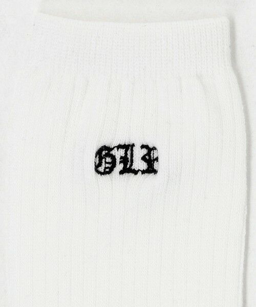 green label relaxing / グリーンレーベル リラクシング ソックス | ロゴリブクルー ハイソックス / 靴下 キッズ  17cm-19cm | 詳細2