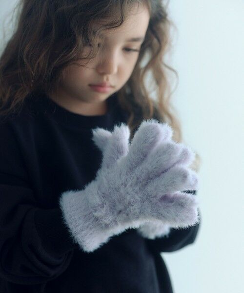 green label relaxing / グリーンレーベル リラクシング 手袋 | ケーブル ニットグローブ / 手袋  / キッズ | 詳細12